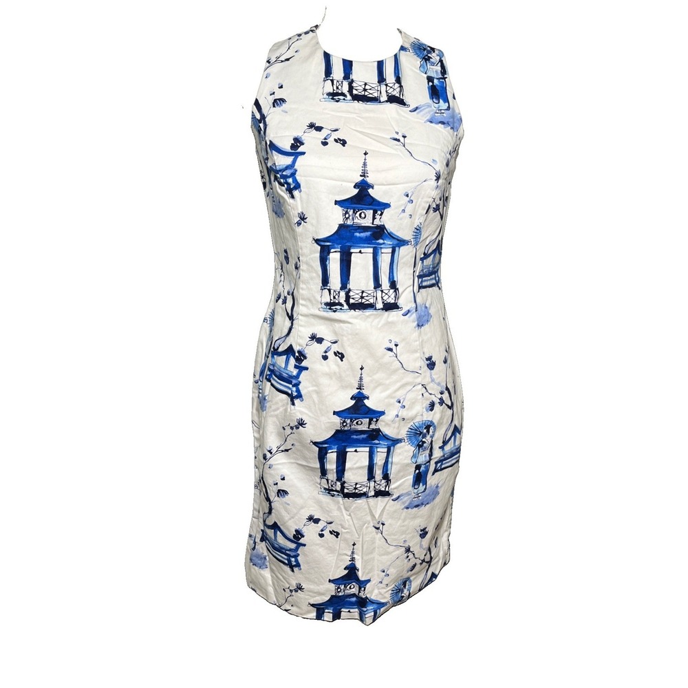 Sara Campbell Ltd Summer Cape Cod Sheath Dress Size 4